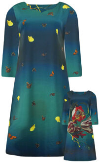 Lizzy & Coco Jurk cameli Veelkleurig - L