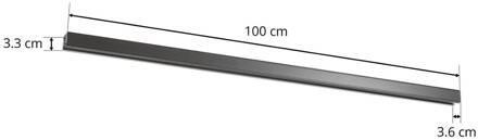 LKM Quadro 3-fasenrail, 1 meter zwart