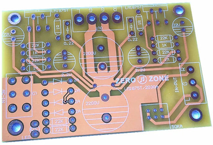 LM1875T LM2030A power amplifier PCB