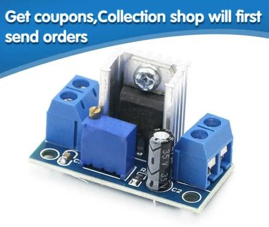 LM317 DC-DC Converter Buck Step Down Circuit Board Module Linear Regulator LM317 Adjustable Voltage Regulator Power Supply