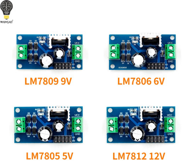 LM7805 LM7806 LM7809 LM7812 DC/AC Three Terminal Voltage Regulator Power Supply Module 5V 6V 9V 12V Output Max 1.2A