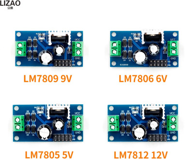 LM7805 LM7806 LM7809 LM7812 DC/AC Three Terminal Voltage Regulator Power Supply Module 5V 6V 9V 12V Output Max 1.2A