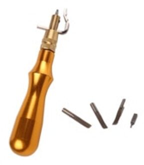 Lmdz 7 In1 Diy Leathercraft Verstelbare Pro Stiksels Groovercrease Lederen Lederen Tool Diy Handgemaakte Praktische