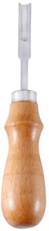 Lmdz Lederen Rand Beveler Tool Leer Skiving Tool En Hout Rand Gelikter Platte Burnisher Lederen Craft Diy Gereedschap 1