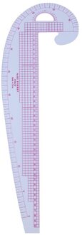 Lmdz Plastic Franse Curve Metrische Naaien Heerser Metrische Vormige Liniaal Of Dressmaking Patroon Diy Maatregel Kleermaker Heerser
