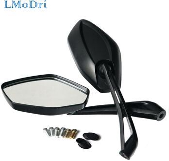 Lmodri 2 Stks/paar Motorfiets Achteruitkijkspiegel Motorbike Achteruitkijkspiegel Spiegels Motocross Achterkant Spiegel Atv Moto Dirt Pit Bike