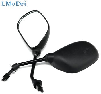 Lmodri 2 Stks/partij Motorfiets Achteruitkijkspiegel Scooter Elektrische Motor E-Bike Achterkant Bolle Spiegels 8 Mm Universele refit