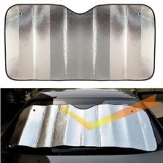 Lmodri Auto Voorruit Zonnescherm Auto Achter Zonnescherm Interieur Zorg Raamfolies Visor Cover Uv Beschermen Bubble Katoen Film