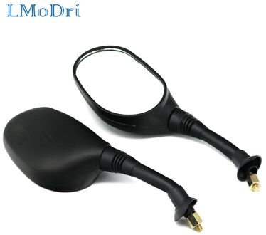 Lmodri Motorfiets Achteruitkijkspiegel Motor 8 Mm Achterkant Vervanging Spiegels Scooter E-Bike Universal Gebruik