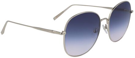 Lo Lo118s Zonnebril Zilver Gradiënt Paars - One Size