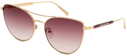 LO134S Zonnebril Roségoud / Bordeaux Gradiënt
