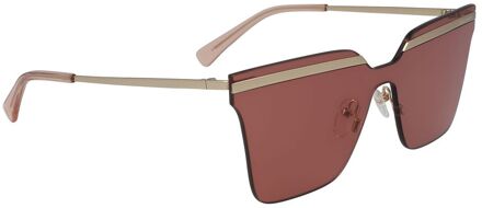 Lo602s Rode Zonnebril - maat Bruin