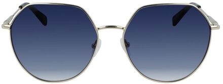 Lo610s Octagon Zonnebril - maat Donkerblauw