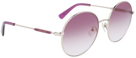 Lo610s Ronde Zonnebril Lila - One Size