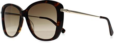 LO616S 213 havana bruin gradiënt zonnebril - One Size