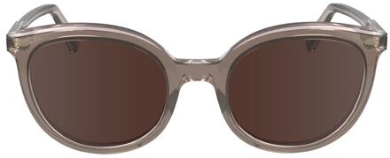 Lo631s Ronde Zonnebril Grijs - One Size