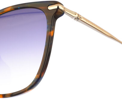 LO660S Acetaat zonnebril met vlindervorm voor dames Bruin