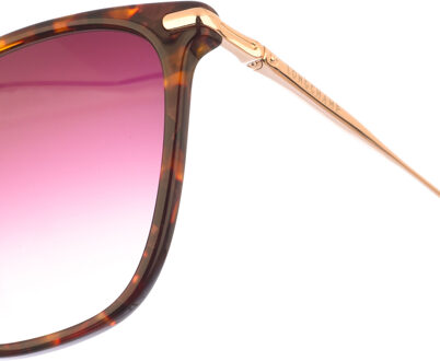 LO660S Acetaat zonnebril met vlindervorm voor dames - maat Bruin