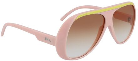Lo664s Roze Piloten Zonnebril Bruin - One Size