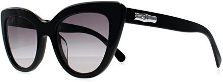 LO686S 001 zwart grijze zonnebril - One Size