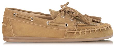 Loafer met fringes Boat  camel - 37,39,40,41,