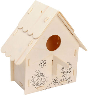 Lobbes Maak je eigen Houten Vogelhuisje, Variatie B