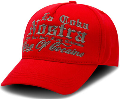 Local Fanatic Baseball cap king of cocaine Rood - One size