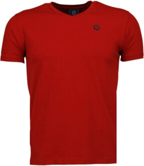 Local Fanatic Basic Exclusieve - T-Shirt - Rood - Maten: L