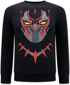 Local Fanatic Black panther sweater Zwart - M
