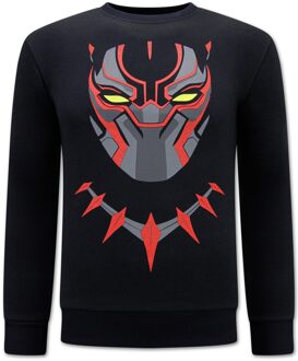 Local Fanatic Black panther sweater Zwart