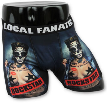 Local Fanatic Boxers ondergoed rockstar Print / Multi