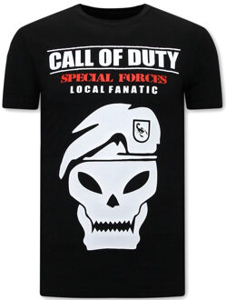 Local Fanatic Call of duty t-shirt Zwart - L