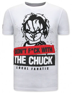 Local Fanatic Chucky t-shirt Wit - XL