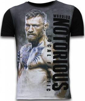 Local Fanatic Conor notorious fighter digital t-shirt Zwart - M