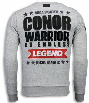 Local Fanatic Conor notorious trui - maat XL Grijs