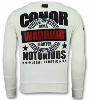 Local Fanatic Conor notorious trui Wit - XXL