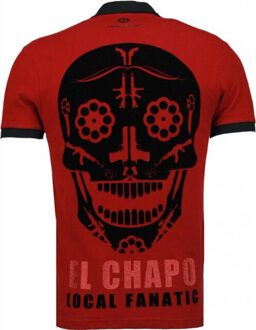 Local Fanatic El chapo flock polo Veelkleurig - XXXL
