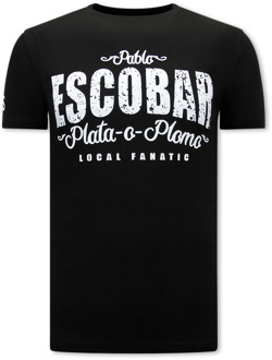 Local Fanatic Escobar pablo t-shirt Zwart - XL