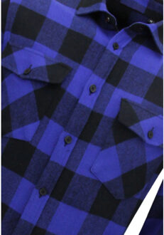 Local Fanatic Flanel houthakkers - maat M Blauw