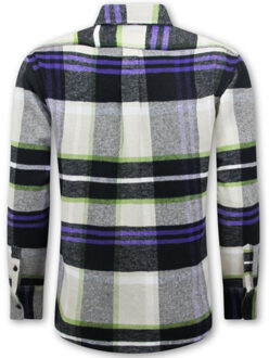 Local Fanatic Flanellen houthakkers - maat S Veelkleurig