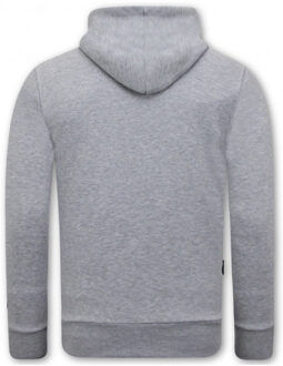 Local Fanatic Hoodie print ufc ultimate fighting - maat XL Grijs