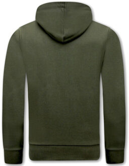 Local Fanatic Hoodie print we are anonymous - maat XXL Groen