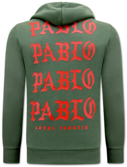 Local Fanatic I feel like bablo hoodie Groen - S