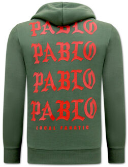 Local Fanatic I feel like bablo hoodie Groen - XS