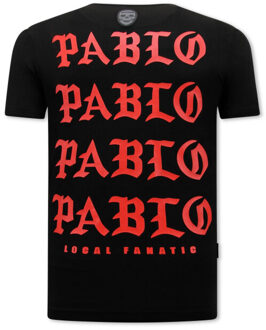 Local Fanatic I feel like pablo t-shirt - maat XS Zwart