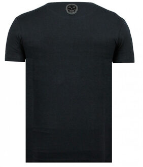 Local Fanatic Icons vertical bedrukte t-shirt - maat XL Veelkleurig