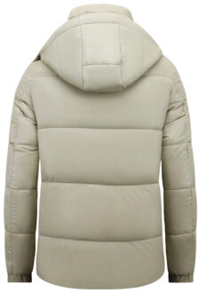 Local Fanatic Jas puffer jassen winter capuchon - maat M Veelkleurig
