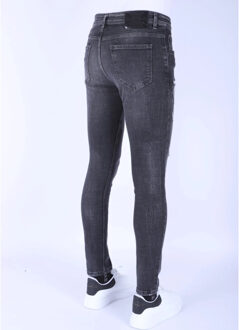 Local Fanatic Jeans met scheuren slim fit 1099 Grijs - 36