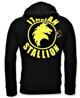 Local Fanatic Jogging vest rocky balboa boxing - maat S Zwart