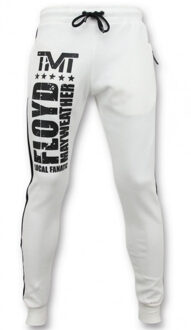 Local Fanatic Joggingbroek floyd mayweather Wit - L